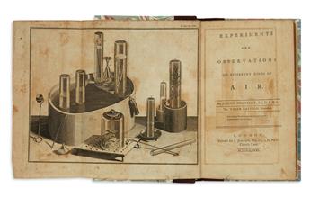 SCIENCE  PRIESTLEY, JOSEPH. Experiments and Observations on . . . Air [with continuation]. 6 vols. Vd + Philosophical Empiricism. 1775